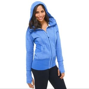 Active Life Full Zip Athletic Hooded Sweatshirt Jacket